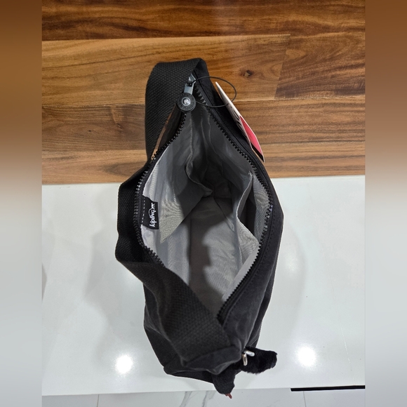 Kipling Bag Black Shoulder Monkey Keychain NEW Isidora - Picture 9 of 16